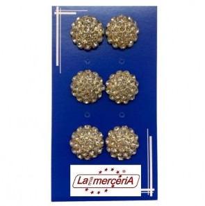 80012 BOTTONI STRASS TONDO 22mm