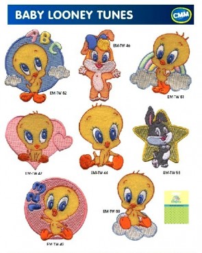 APPLICAZIONI RICAMATE TWEETY
