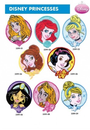 APPLICAZIONI RICAMATE PRINCESS