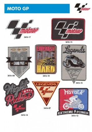 APPLICAZIONI RICAMATE MOTO GP