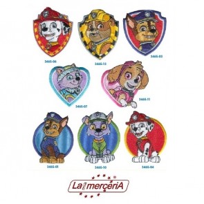 3465 APPLICAZIONI RICAMATE PAW PATROL