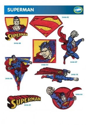 zAPPLICAZIONI RICAMATE SUPERMAN