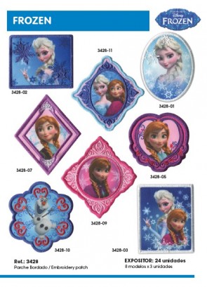 APPLICAZIONI RICAMATE FROZEN