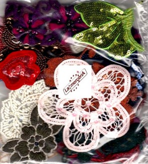 APPLICAZIONI PAILLETTES 20pz ASSORTITI