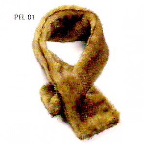 PELUCHE SCIARPA IN ECOPELLE PEL01