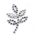 APPLICAZIONI NOVE FOGLIE STRASS SW 11551