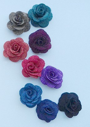 SPILLA TESSUTO ROSA PICCOLA 83124/1