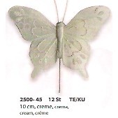 FARFALLE 10mm COLOR CREMA 12pz