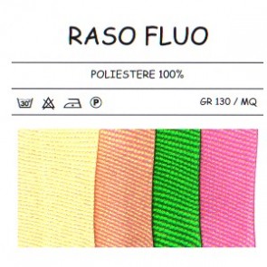 NASTRO SBIECO RASO FLUO 25mm/*PIEG 20m