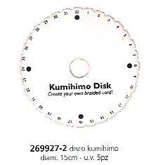 KUMIHIMO DISK TONDO DIAM.15cm