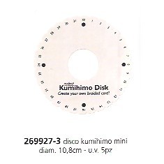 KUMIHIMO DISK TONDO MINI DIAM.10,8cm