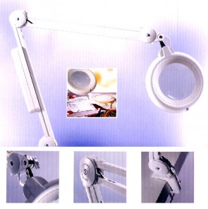 LAMPADA CON LENTE D'INGRANDIMENTO