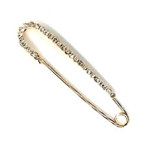 SP41996P SPILLA 70mm CON STRASS CRYSTAL