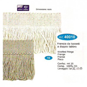 40010 FRANGIA TAPPETI D/LABBRO COTONE