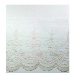 83012 PIZZO TULLE RICAMATO FESTONE