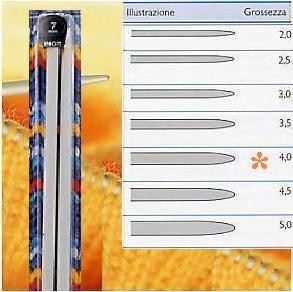 FERRI MAGLIA GRIGIOP.ALLUM. 40cm 4,0mm