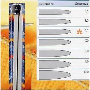 FERRI MAGLIA GRIGIOP.ALLUM. 40cm 6,5mm