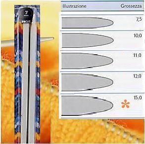 FERRI MAGLIA GRIGIOP.PLAST. 40cm 15mm