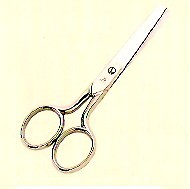 FORBICI MERCANTE PUNTA TONDA 340/4