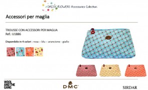 U1886 POCHETTE CON ACCESSORI PER CROCHET