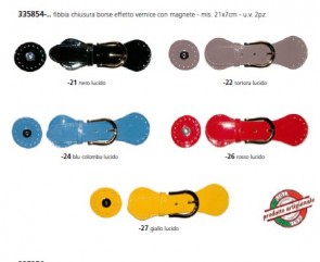 CHIUSURA PER BORSA CON FIBBIA E MAGNETE