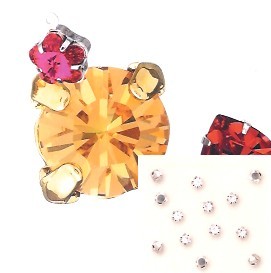 STRASS SW ROSETTA CAST.CROCE PP31 (144)