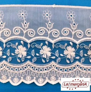 134703 BORDO PIZZO RICAMATO 160mm POLY