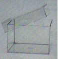 PLAST SCATOLA QUADRATA 8x8x5