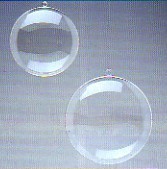 MEDAGLIONE PLASTICA 9 cm TRASP (25)