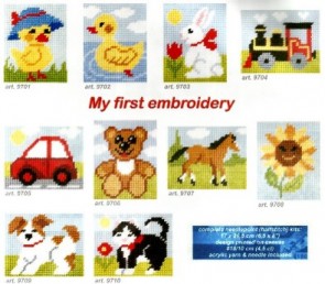KITS MY FIRST EMBROIDERY 202055 17x20,5