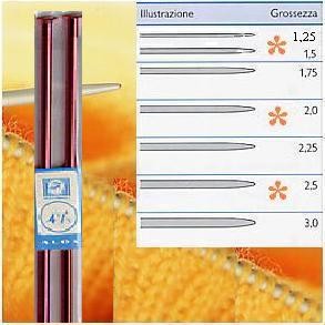 FERRI MAGLIA ALOX cm.40 n.1,5-2-2,5 (10)