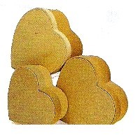 CARTONE SCATOLE CUORE SET 3pz 380705.1