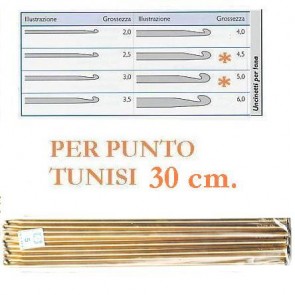 UNCINETTI ALOX P.TUNISI cm30 N.4,5-5