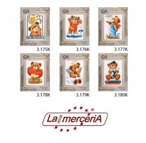 LE VETRINE KIT RICAMO 306 ORSETT 14x18cm