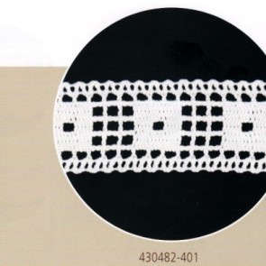 PIZZO COTONE INCASSO BLU 35mm (25)