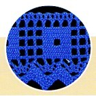 PIZZO COTONE COLORE 1456 BLU 45mm (25)