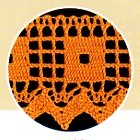 PIZZO COTONE COLORE 1487 ARANC 45mm (25)