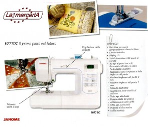 MACCHINA DA CUCIRE JANOME 8077