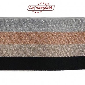 700103 BORDO RIGHE ELASTICIZZ.LAME' 4cm