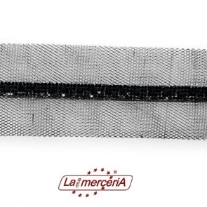 2454 PASSAMANERIA TULL&STRASS H.4 cm (9)