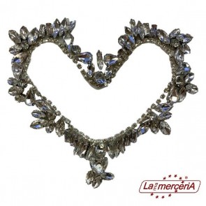 z858207 APPLICAZIONE CUORE STRASS