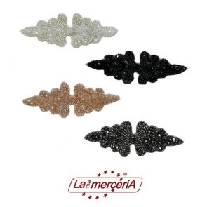 APPLICAZIONE C/PERLE E CRISTALLI 858402