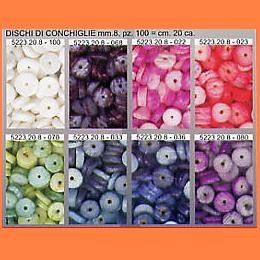 DISCHI DI CONCHIGLIA mm20ca 100pz