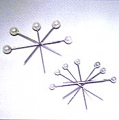 SPILLI CON PERLA 55mm 48pz