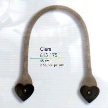 615175 MANICO BORSA CLARA 2pz