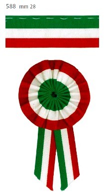 588 NASTRO TRICOLORE TIRANTE 28mm (50)