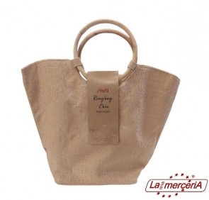 7411-01 BORSA JUTA 38x53x18cm C/MANICO