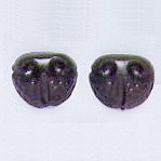 NASO ORSETTO NERO 18mm 2pz