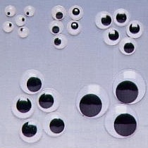 OCCHI OVALI 1,2cm (100)