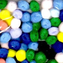 C1303.98 POMPONS 20mm 50pz colorati (10)
